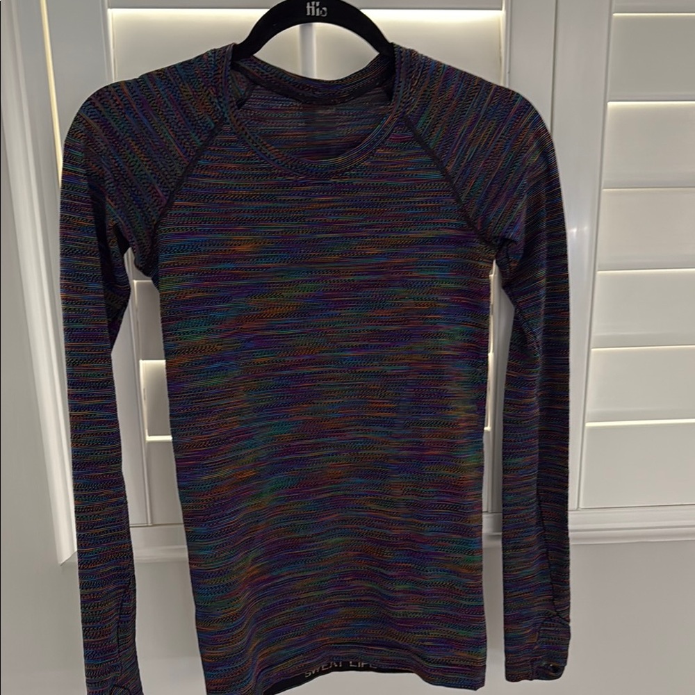 Lululemon colorful long sleeve shirt